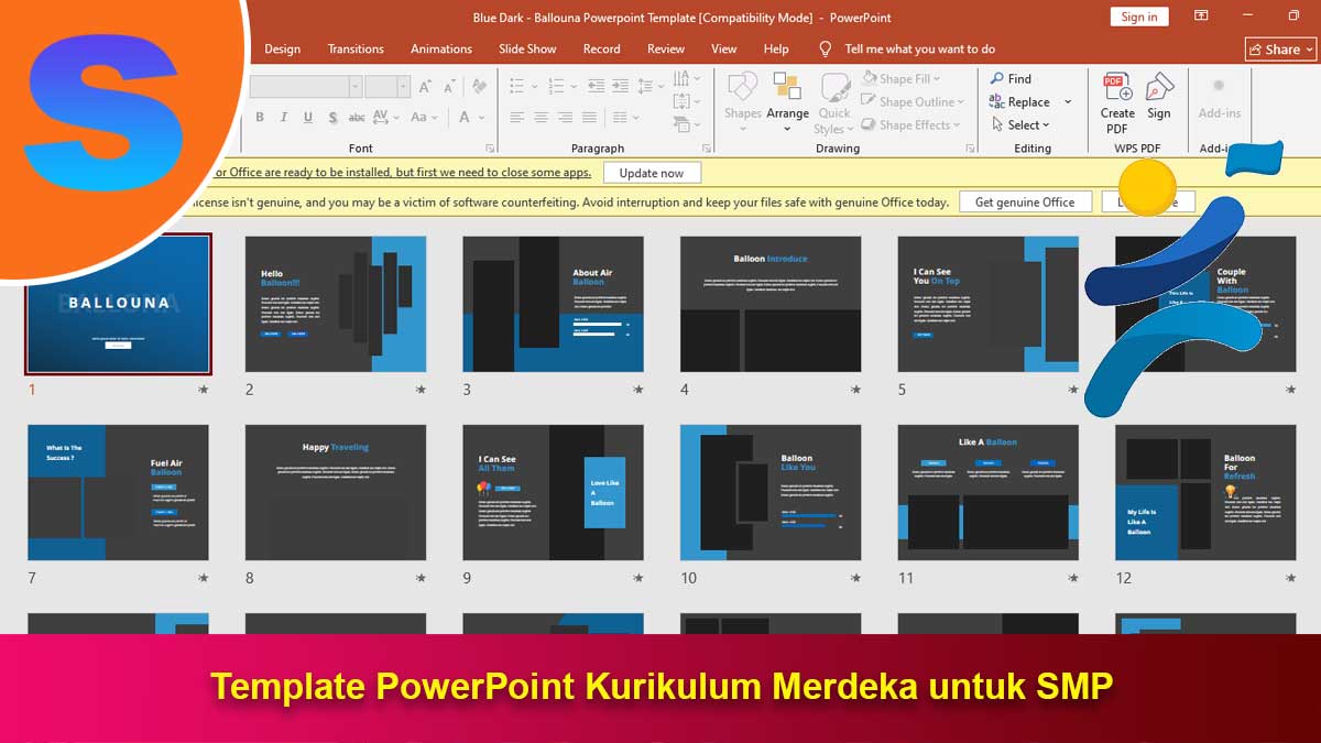 Template-PowerPoint-Kurikulum-Merdeka-untuk-SMP Template PowerPoint Kurikulum Merdeka untuk SMP