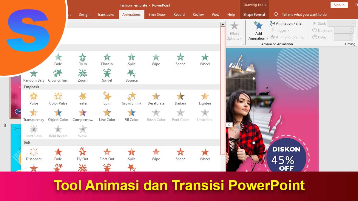 Tool-Animasi-dan-Transisi-PowerPoint Tool Animasi dan Transisi PowerPoint