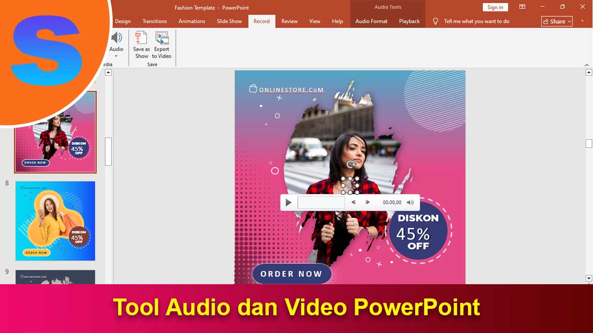 Tool-Audio-dan-Video-PowerPoint Tool Audio dan Video PowerPoint