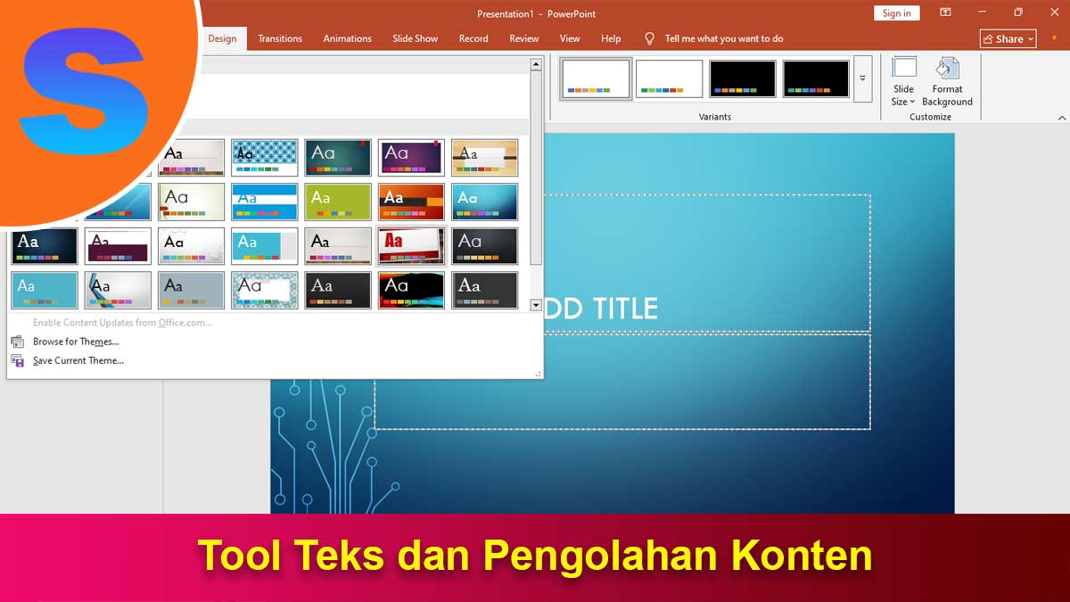 Tool Desain PowerPoint