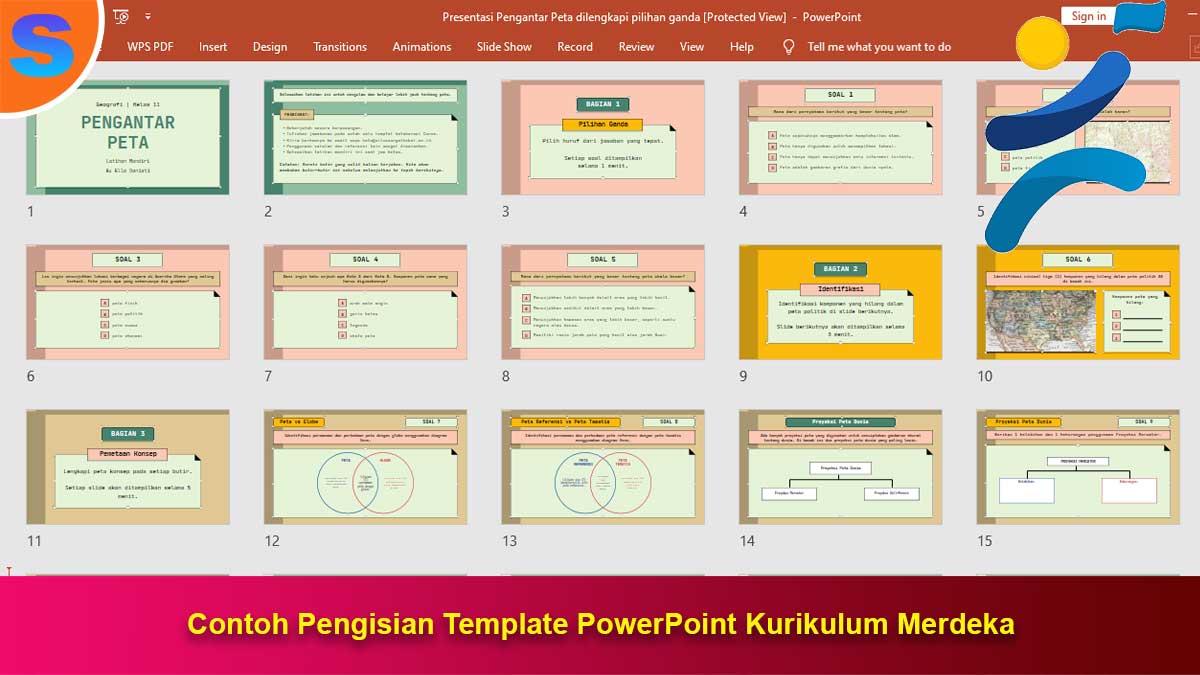 Contoh-Pengisian-Template-PowerPoint-Kurikulum-Merdeka Contoh Pengisian Template PowerPoint Kurikulum Merdeka