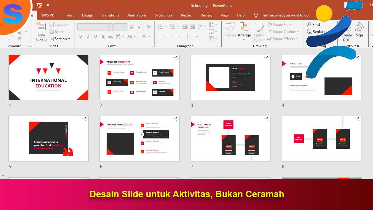Desain Slide untuk Aktivitas, Bukan Ceramah