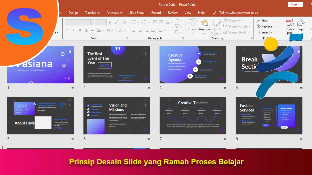 Prinsip Desain Slide yang Ramah Proses Belajar