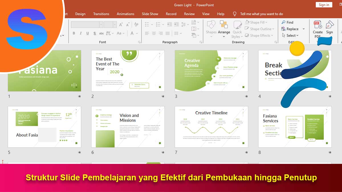 Struktur-Slide-Pembelajaran-yang-Efektif Struktur Slide Pembelajaran yang Efektif
