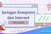 Template PPT Administrasi Sistem Jaringan Berbasis Studi Kasus Industri untuk SMK