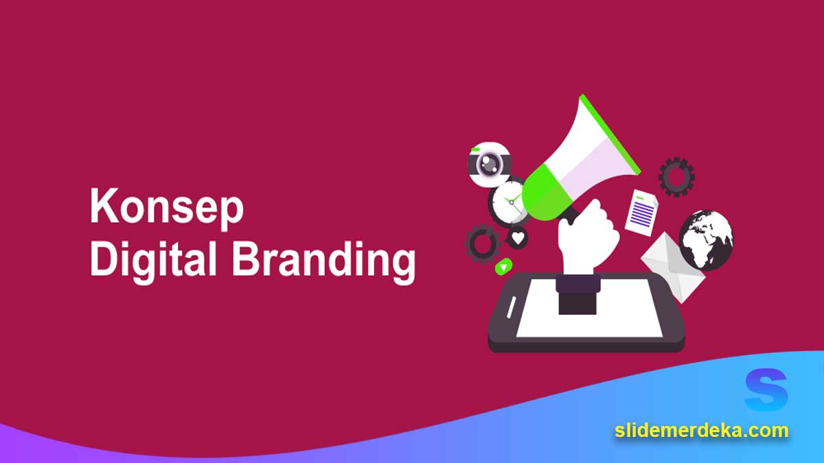 Template PPT Materi Branding Produk untuk SMK Bisnis Digital