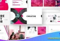 Template PPT Materi Desain Poster Digital untuk SMK