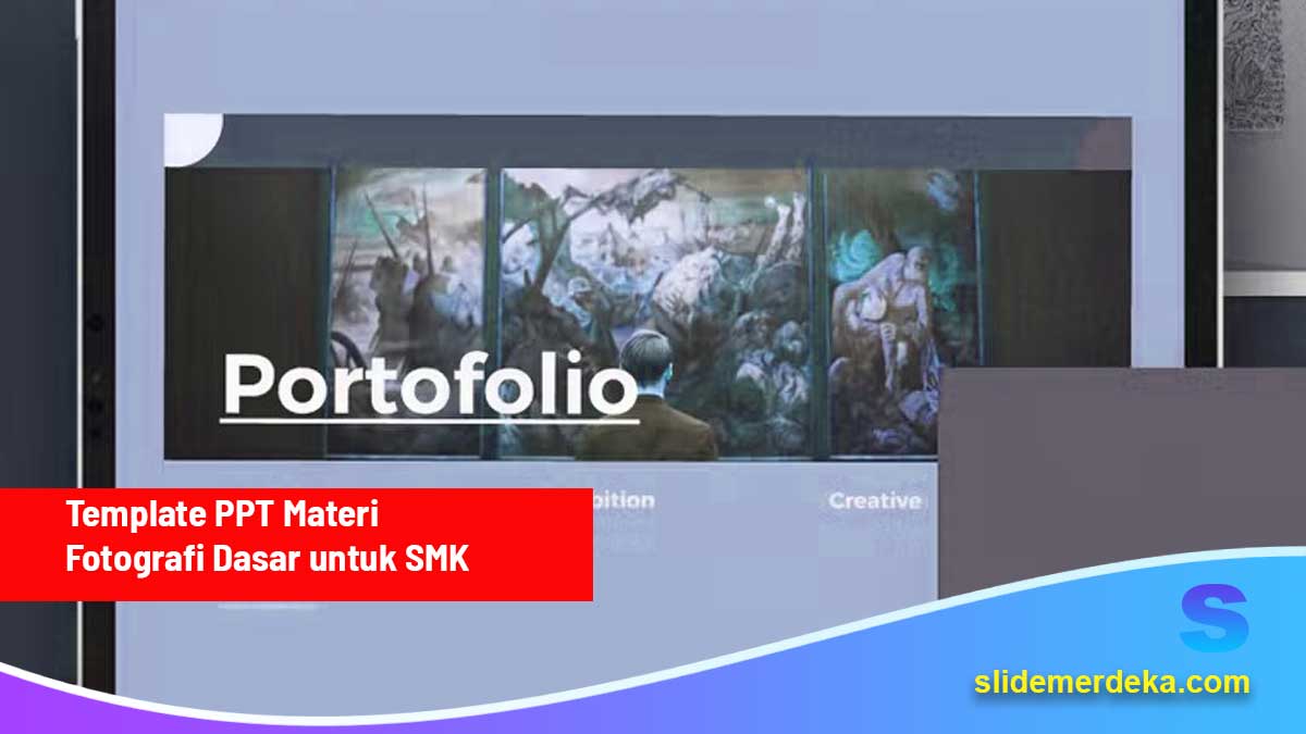Template PPT Materi Fotografi Dasar untuk SMK