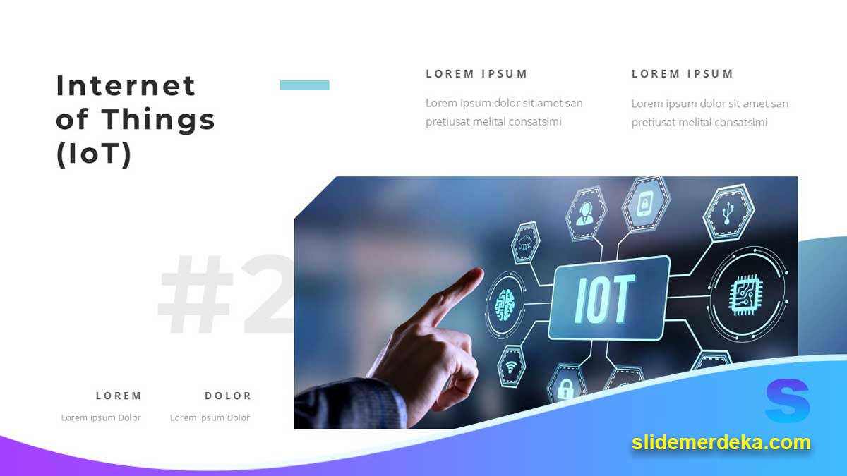 Template PPT Materi Internet of Things (IoT) untuk SMK yang Modern dan ...