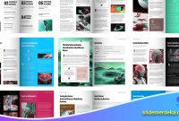 Template PPT Materi Layout Majalah Digital untuk SMK