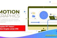 Template PPT Materi Motion Graphic untuk SMK