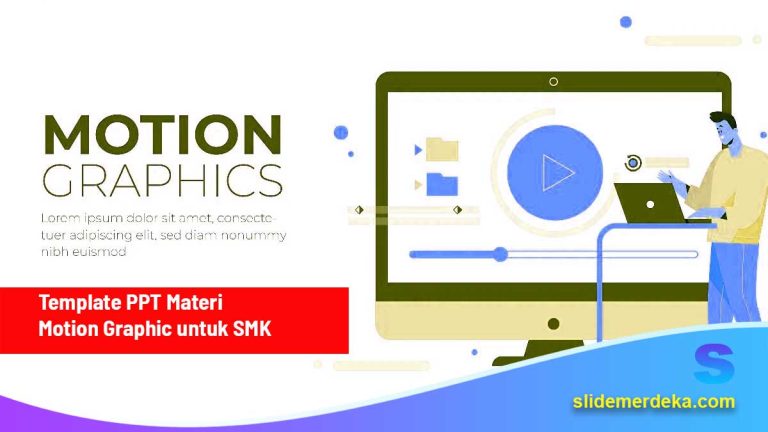 Computer Motion Ppt Template PPT Materi Motion Graphic untuk SMK Multimedia yang Modern ...