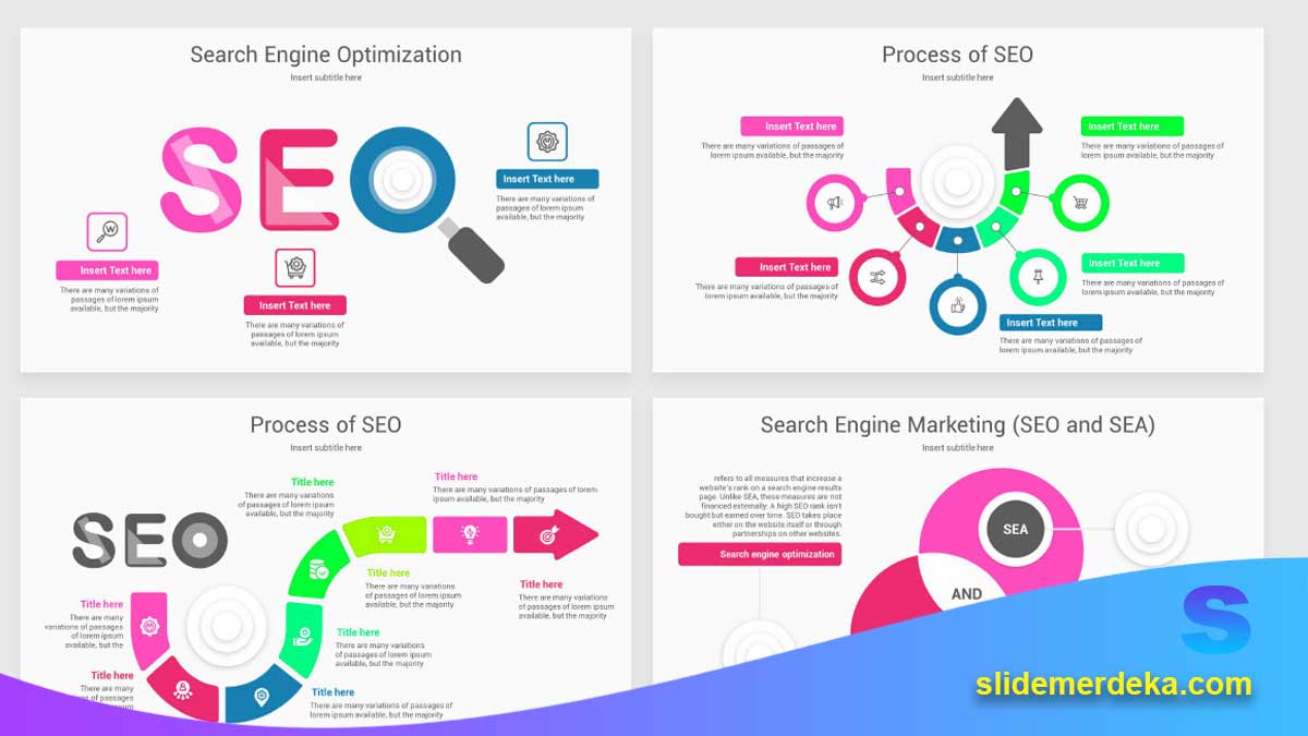 Template PPT Materi SEO Dasar untuk SMK