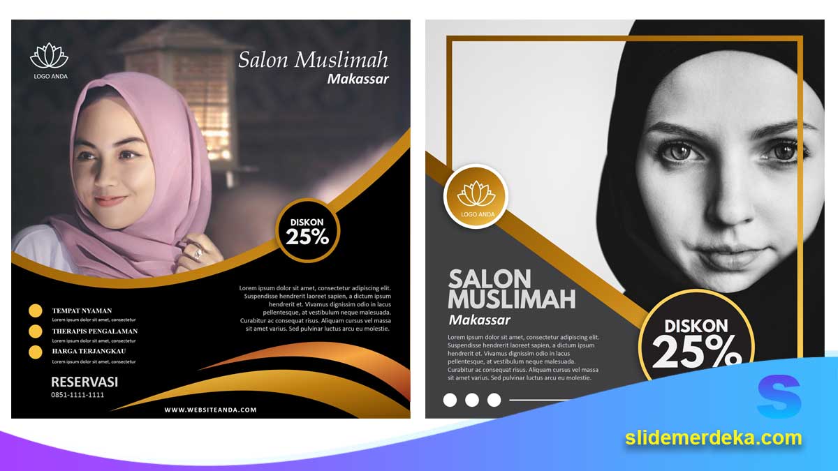 Template PPT Materi Social Media Marketing untuk SMK