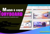 Template PPT Materi Storyboard untuk Produksi Video SMK Multimedia