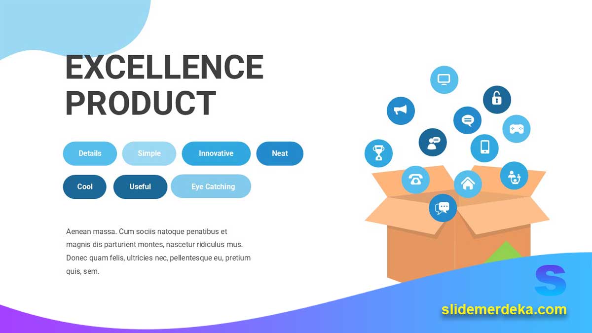 Template PPT Materi Strategi Konten Digital untuk SMK Bisnis Digital