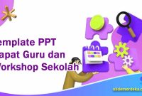 Template PPT Rapat Guru dan Workshop Sekolah
