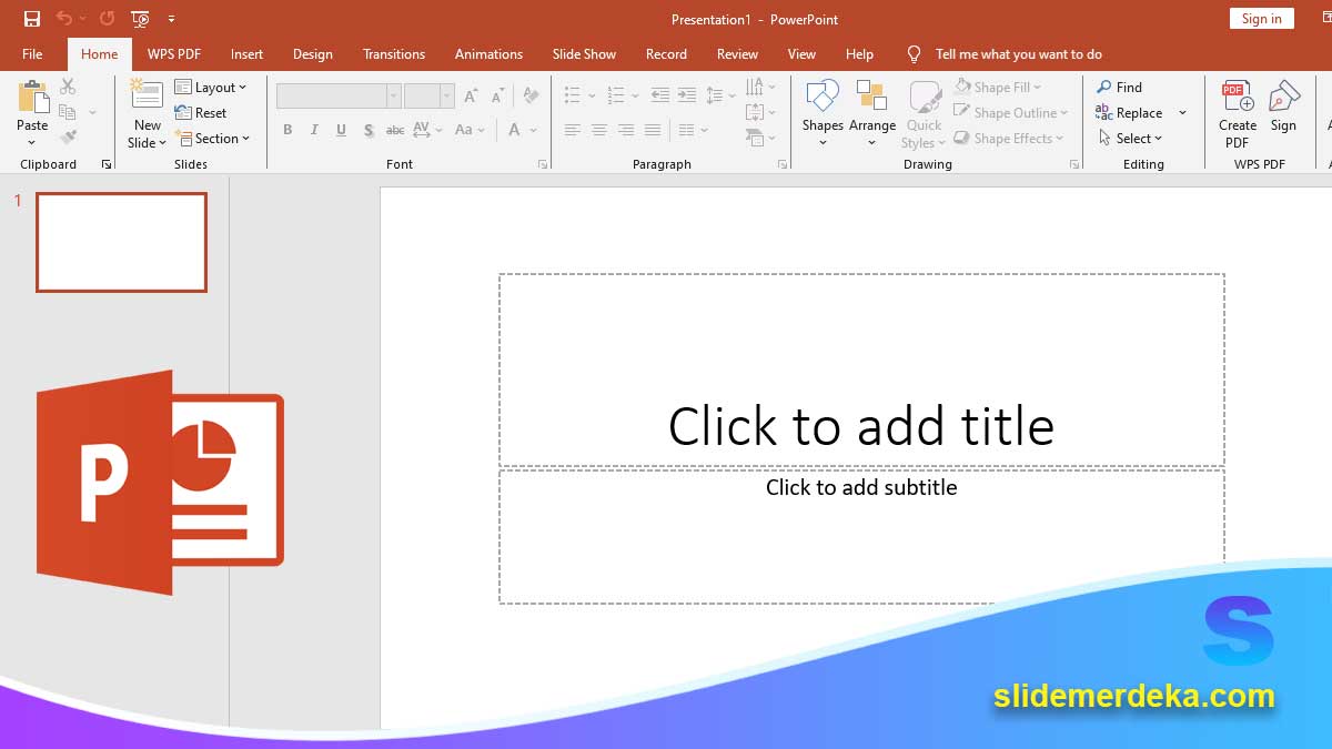 Fungsi-Menu-Home-di-PowerPoint Fungsi Menu Home di PowerPoint
