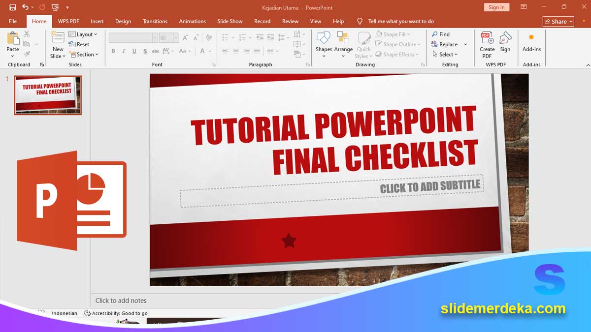Tutorial-Powerpoint-Final-Checklist Tutorial Powerpoint Final Checklist