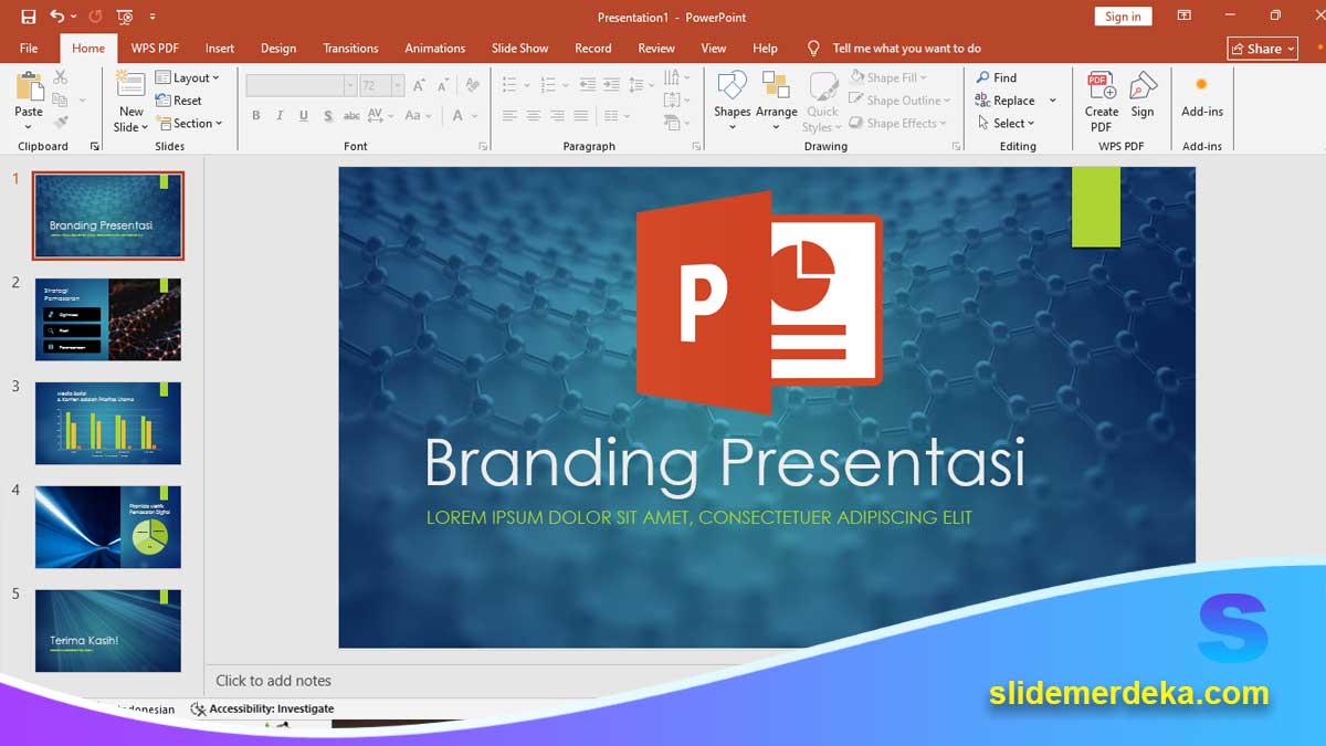 Tutorial Powerpoint untuk Branding Presentasi