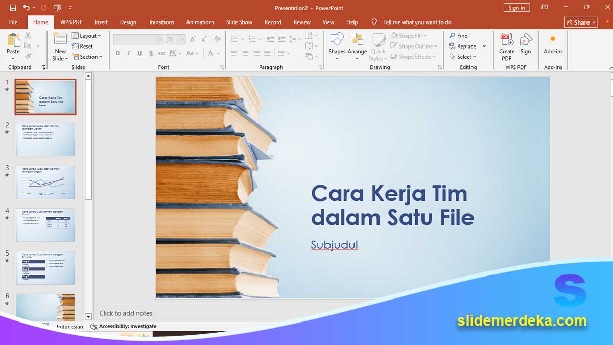 Cara Kerja Tim dalam Satu File
