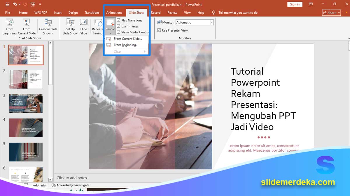 Tutorial-Powerpoint-Rekam-Presentasi Tutorial Powerpoint Rekam Presentasi