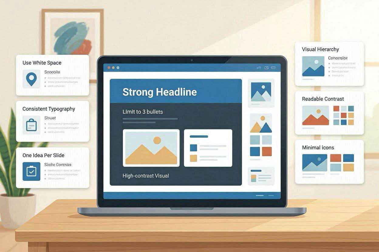 gambar ilustrasi Teknik Mendesain Slide
